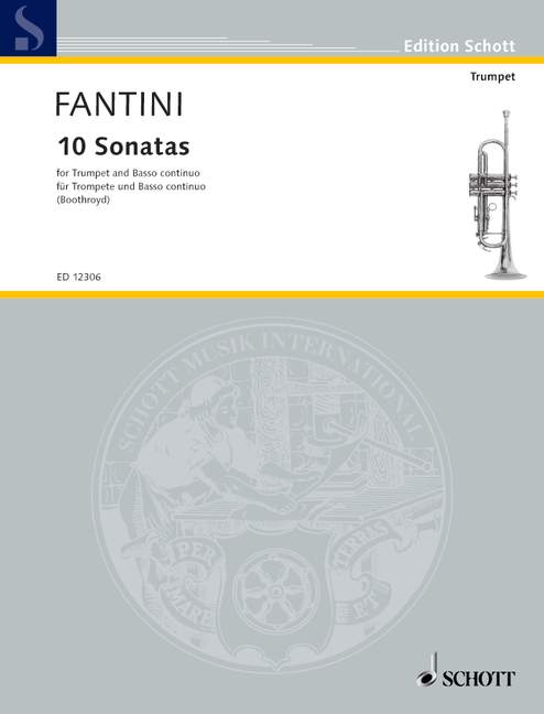 Ten Sonatas, trumpet (in Bb or in C) and basso continuo