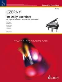 40 Daily Exercises op. 337, piano. 9783795796358