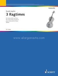 Three Ragtimes, cello and piano