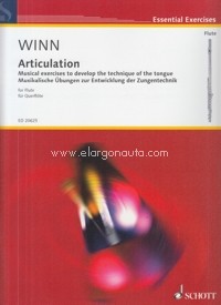 Articulation, Musical exercises to develop the technique of the tongue. Flute