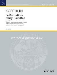 Le Portrait de Daisy Hamilton op.140 Vol. 7, Ten Pieces for String Sextet, score and parts