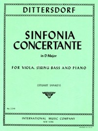 Sinfonia Concertante in D Major, for Viola, String Bass and Piano