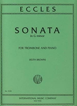 Sonata G minor, for Trombone and Piano