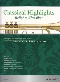 Classical Highlights, arranged for Trumpet in Bb and Piano