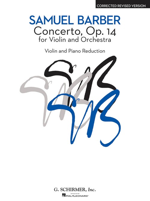 Concerto, op. 14, for Violin and Orchestra, Violin and Piano Reduction. 9780793554584