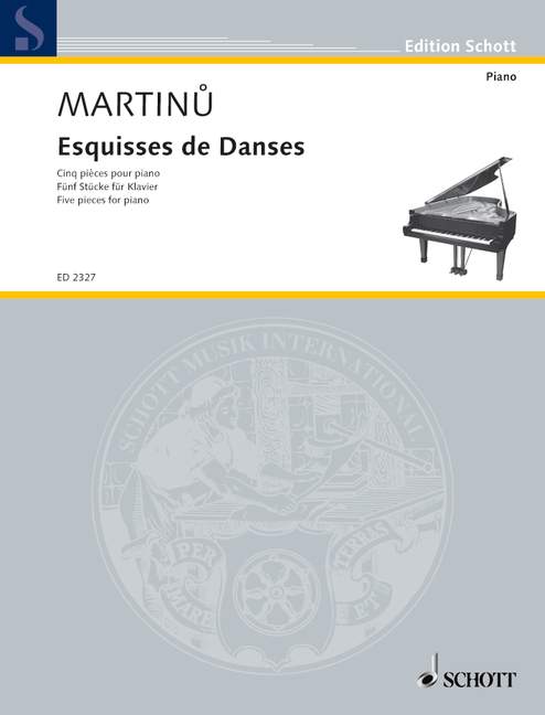 Esquisses de Danses H 220, Five Pieces for piano