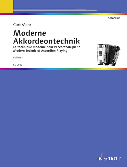 Modern Technic of Accordion Playing Band 1, A methodical course of the Piano-Accordion I: Right Hand
