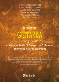 Temario de Guitarra correspondiente al Cuerpo de Profesores de Música y Artes Escénicas