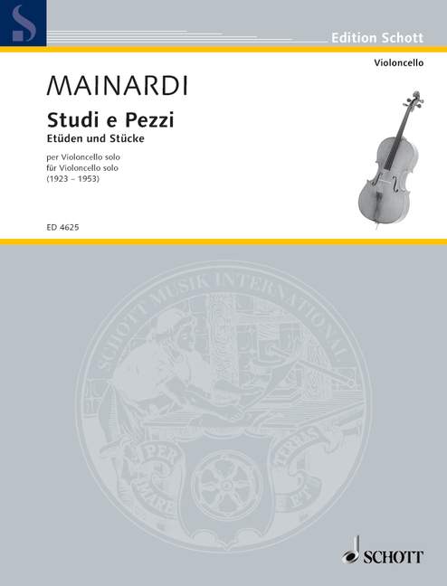 Studi e Pezzi, from 1923 to 1953, cello. 9790001054065