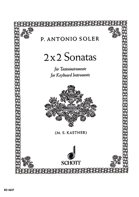 2 x 2 Sonatas, keyboard instrument (piano, harpsichord, organ, clavichord). 9790001054164