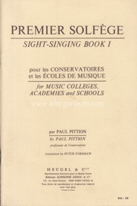 Premier Solfège = Sight-Singing Book I