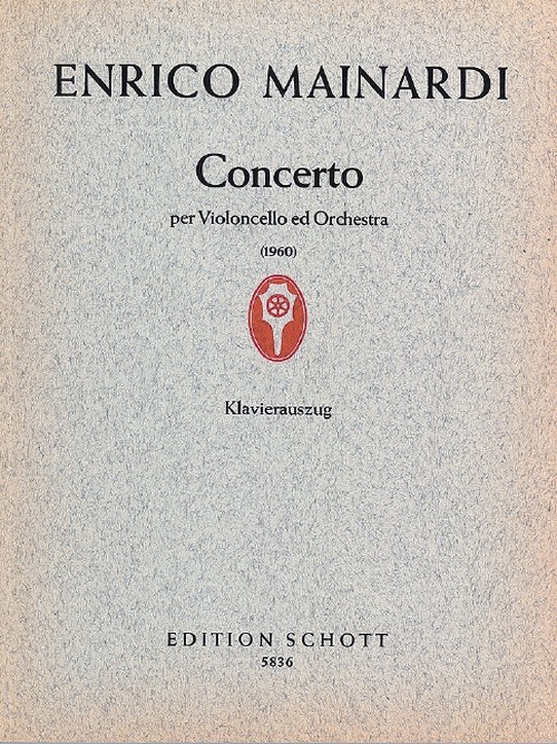 Cello Concerto, piano reduction with solo part. 9790001063388