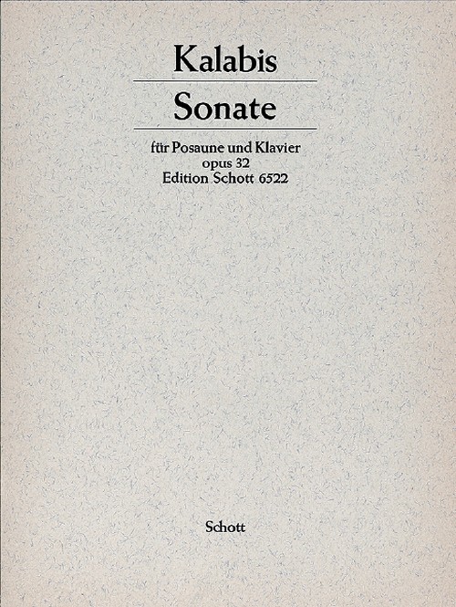 Sonata op. 32, trombone and piano
