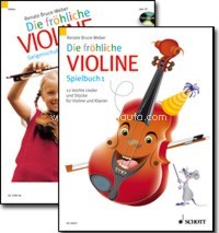 Die fröhliche Violine Band 1, Geigenschule für den Anfang, violin, package