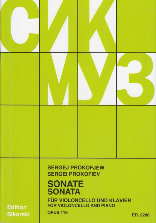 Sonata, op. 119, for Violoncello and Piano