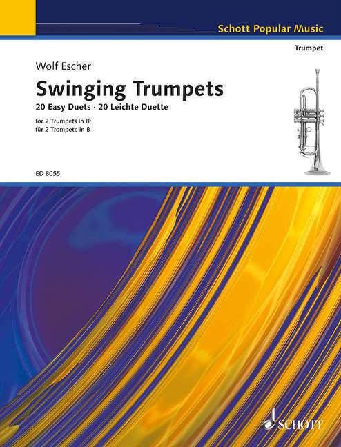 Swinging Trumpets, 20 easy Duets, 2 trumpets; piano ad lib.