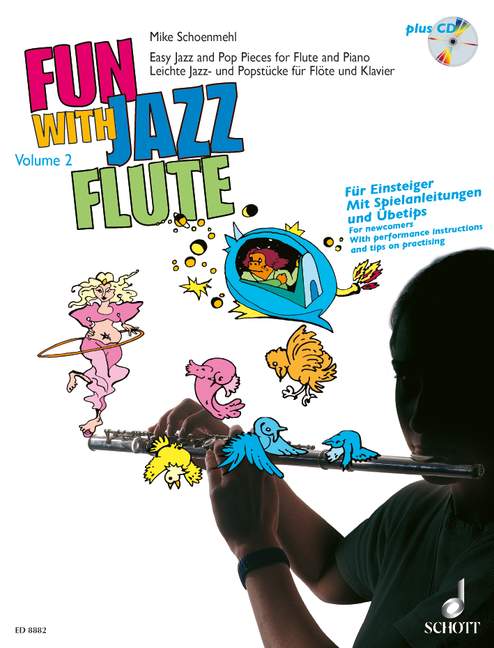 Fun with Jazz Flute. Band 2. Easy Jazz and Pop Pieces. For newcomers, flute and piano, edition with CD