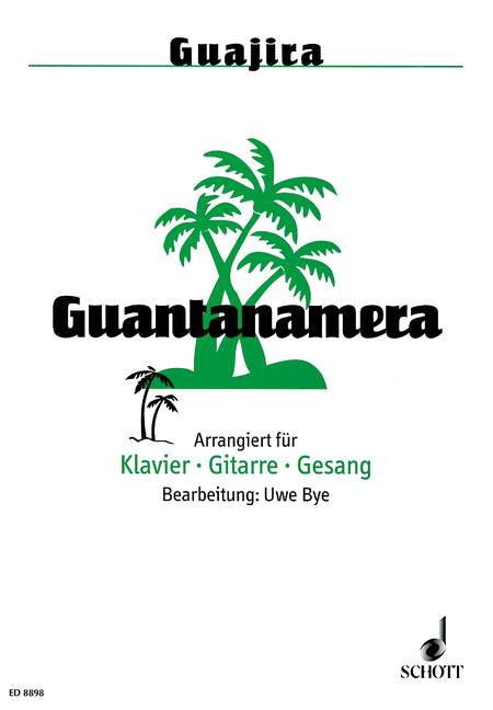 Guantanamera, piano, guitar and voice
