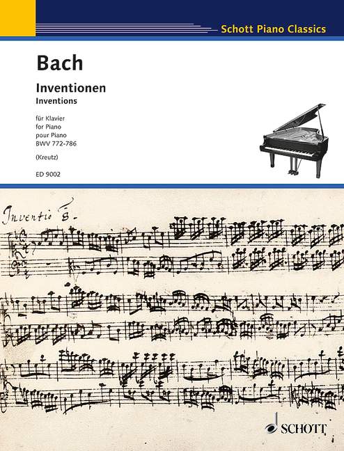 Inventions BWV 772 - 786, piano