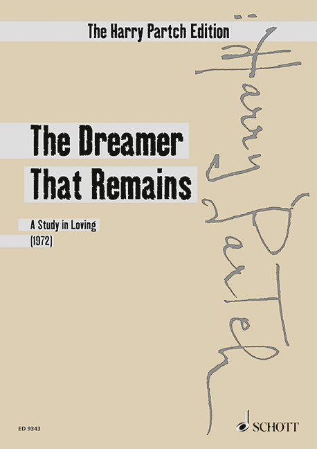 The Dreamer that Remains, A Study in Loving, speakers, singers and orchestra, study score