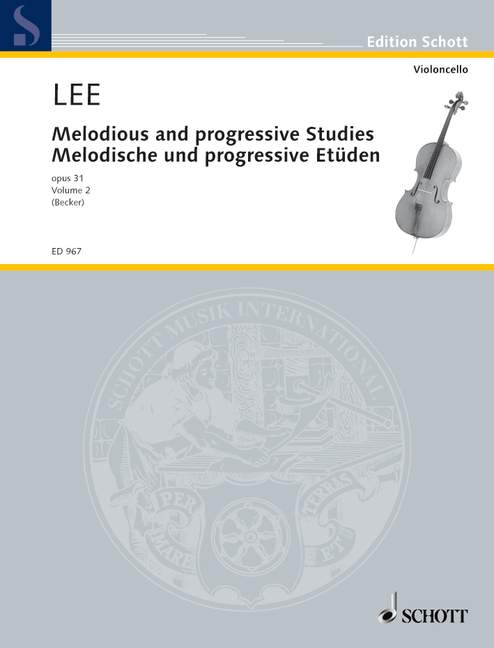 Melodische und progressive Etüden, op. 31, violoncello, Heft 2