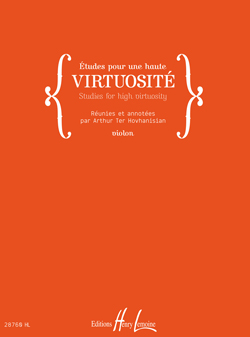 Etudes pour une haute virtuosité = Studies for High Virtuosity. 9790230987608