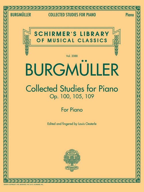 Collected Studies for Piano: Op. 100, 105, 109. 9781423490739