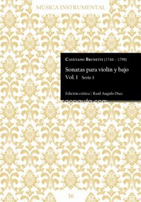 Sonatas para violín y bajo. Vol. 1. Serie 1