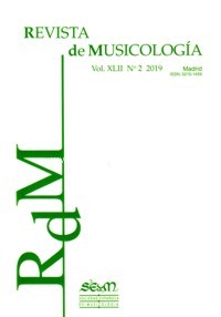 Revista de Musicología, vol. XLII, 2019, nº 2