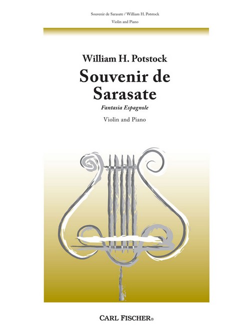 Souvenir de Sarasate. Fantasia Espagnole, pour Violin and Piano. 9780825820304
