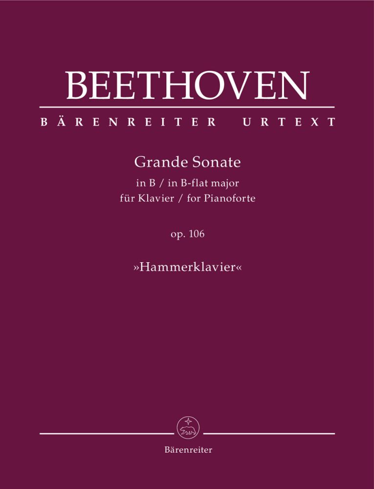 Grande Sonate in B-flat major for Pianoforte, op. 106, "Hammerklavier"
