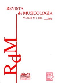 Revista de Musicología, vol. XLIII, 2020, nº 1
