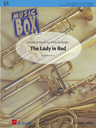 The Lady in Red, 4 Trumpets, Score and Parts