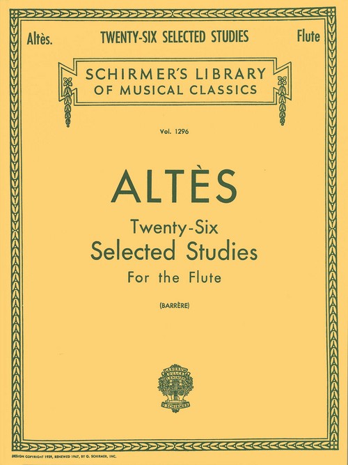 Twenty-Six Selected Studies for the flute