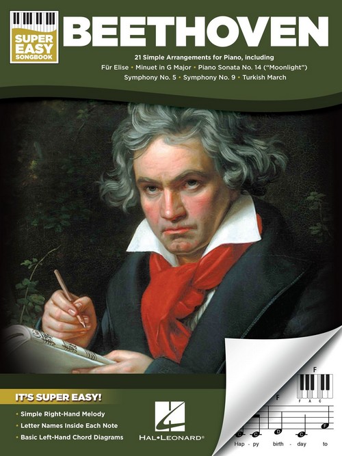 Beethoven - Super Easy Songbook: 21 Simple Arrangements for Piano
