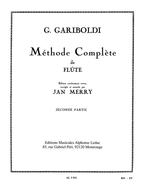 Méthode complète Vol. 2, Flute