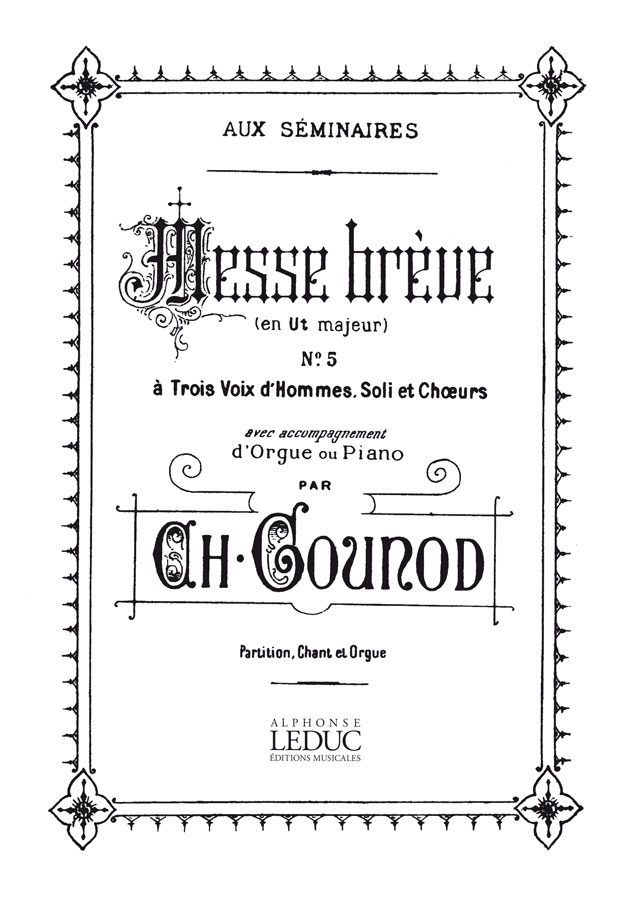 Messe Breve nº 5, C Major, Bl437, voix et orgue. 9781785587306