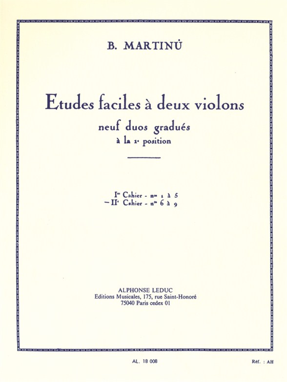 Études Faciles a Deux Violins Vol. 2