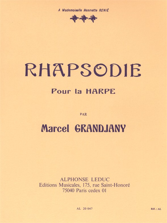 Rhapsodie, Harpe
