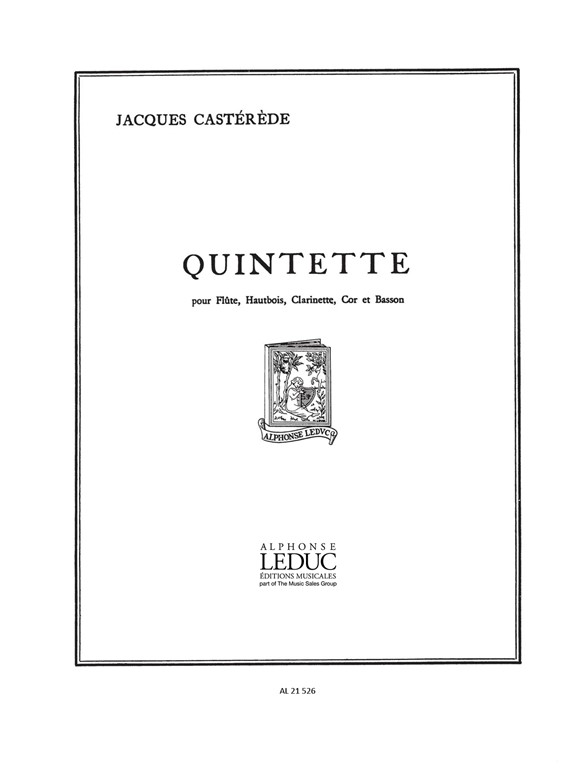 Quintette à vent, Score and Parts. 9790046215261
