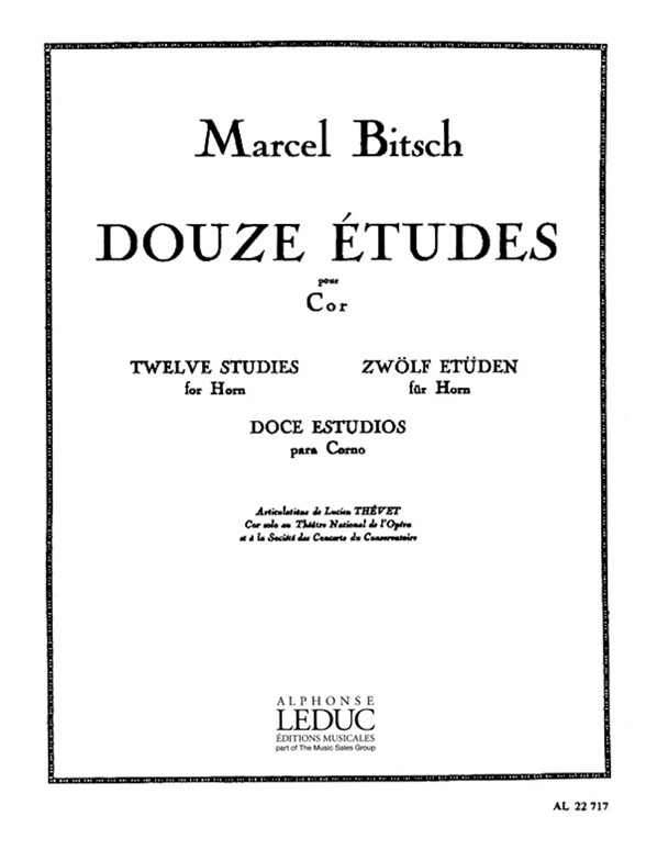 12 Études, cor