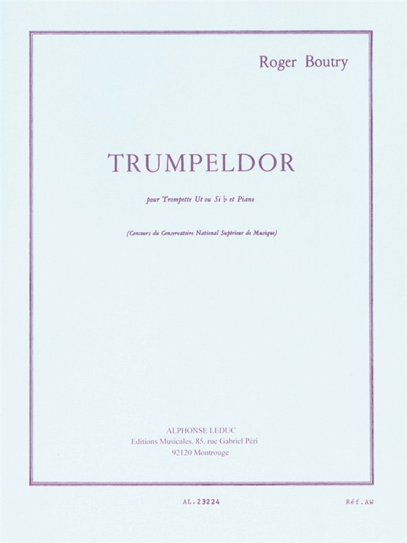 Trumpeldor, Trompette en Ut ou Sib et Piano