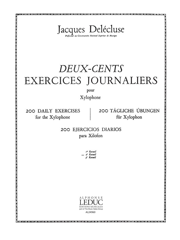 200 Exercices journaliers pour xylophone, vol. 2