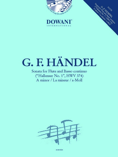 Sonata pour flûte et basso continuo, Hallenser No. 1, HWV 374, A minor. 9789043160803