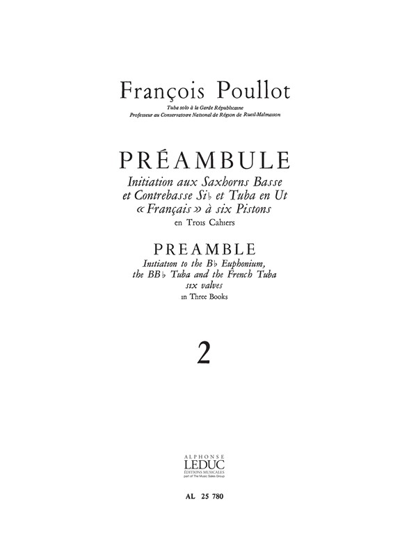 Preamble, vol. 2, tuba
