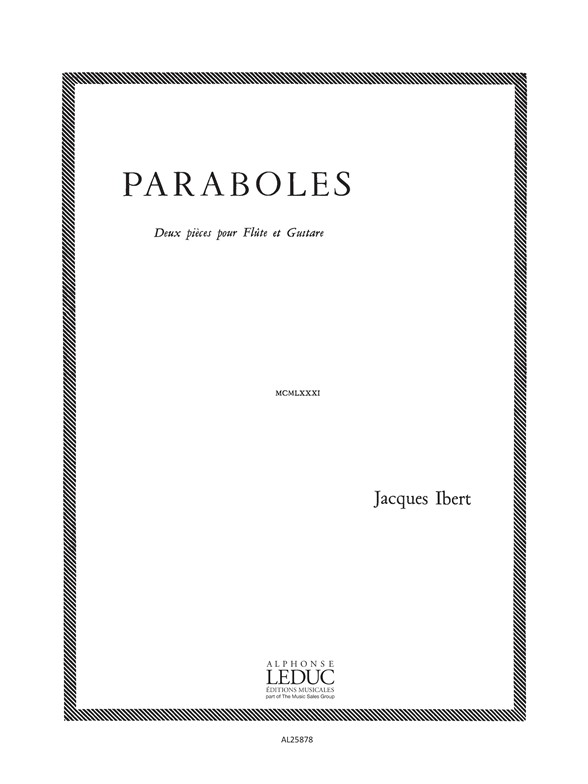 Paraboles, flûte et guitare