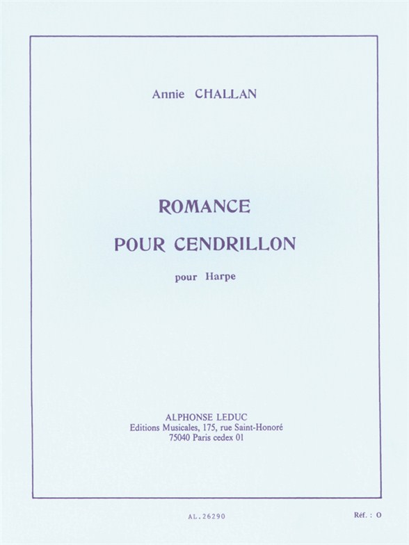 Romance pour Cendrillon, harpe