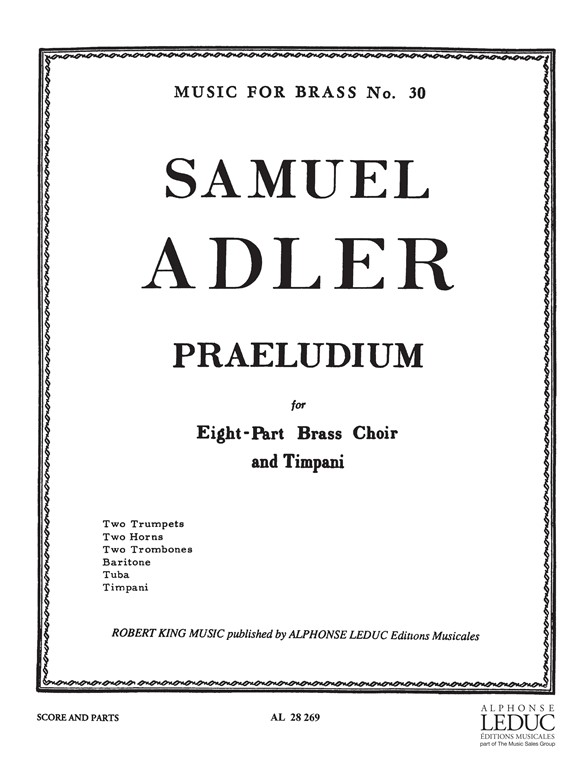 Praeludium, for Eight-Part Brass Choir. 9790046282690