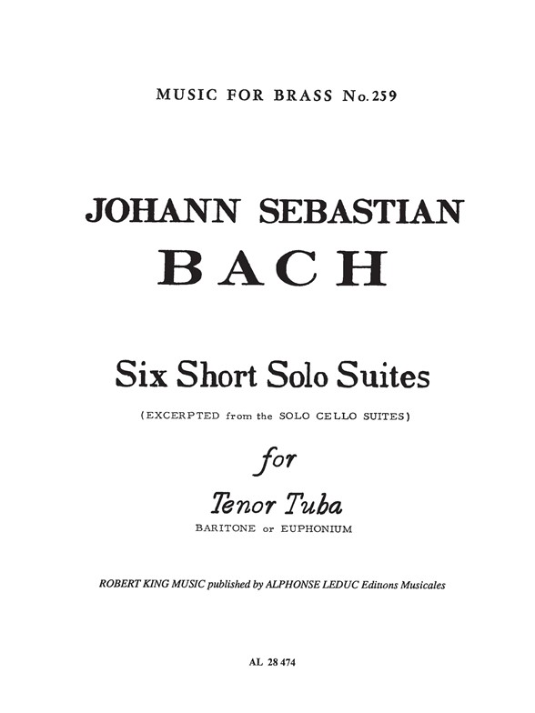 Six Short Solo Suites, for Tenor Tuba