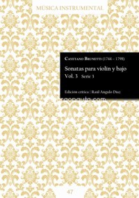 Sonatas para violín y bajo. Vol. 3. Serie 3. 9790805412986